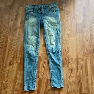 american eagle super stretch jeans